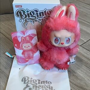 Authentic Pop Mart Big Into Energy Labubu - Love